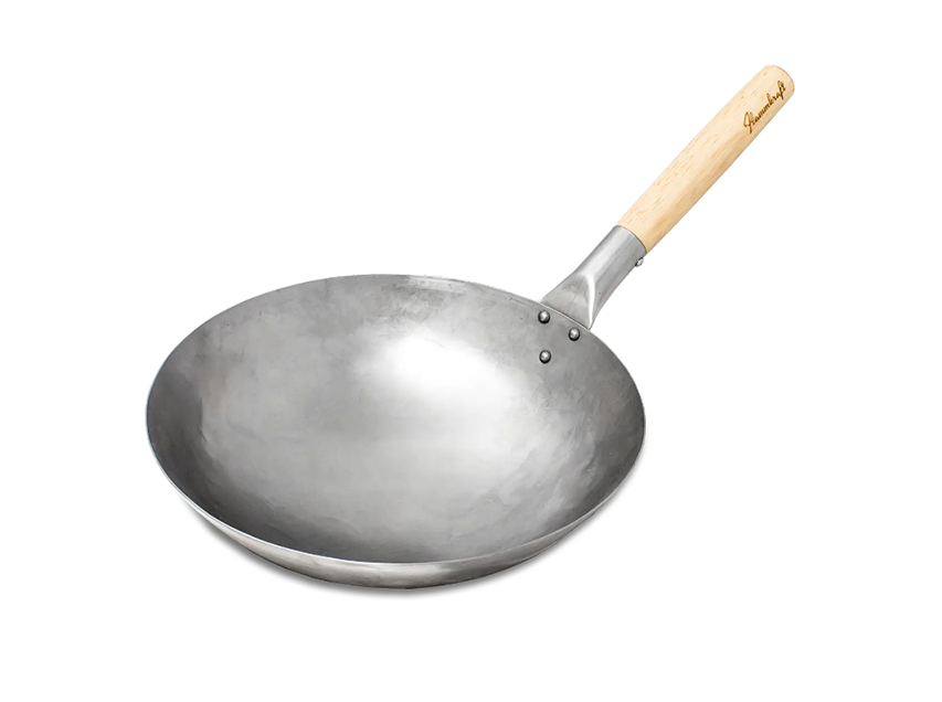 Flammkraft Wok und Edelstahl-Halter für Block D