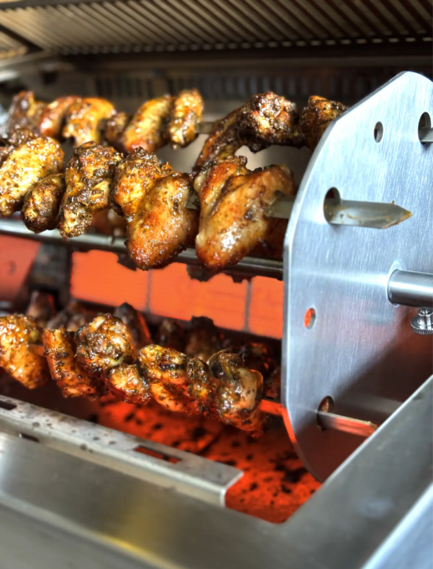 Flammkraft Karussell für Flammkraft-Rotisserie / -Drehspieß