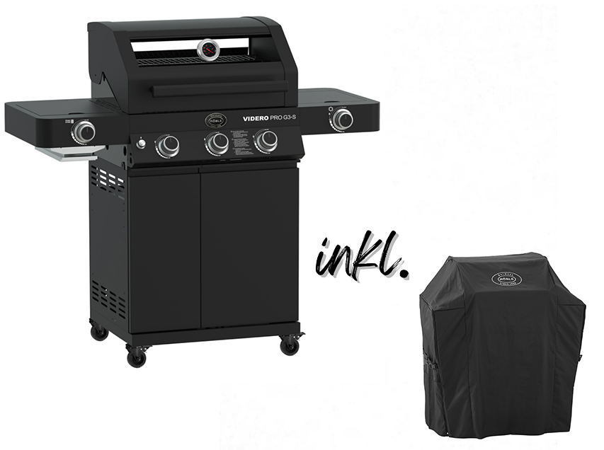 Rösle VIDERO PRO G3-S VARIO+ / All Black / PRO-Series / Gasgrill