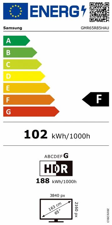 Samsung GMR65R85HAUXZG, 65" Micro RGB 4K Smart TV mit 144 Hz