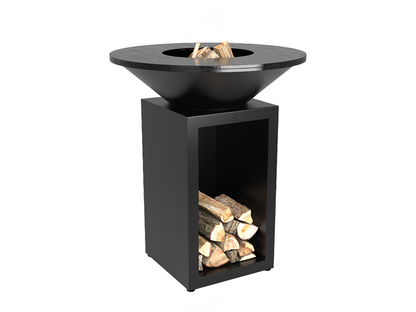 Ofyr Classic Storage Black 85 Feuerplatte