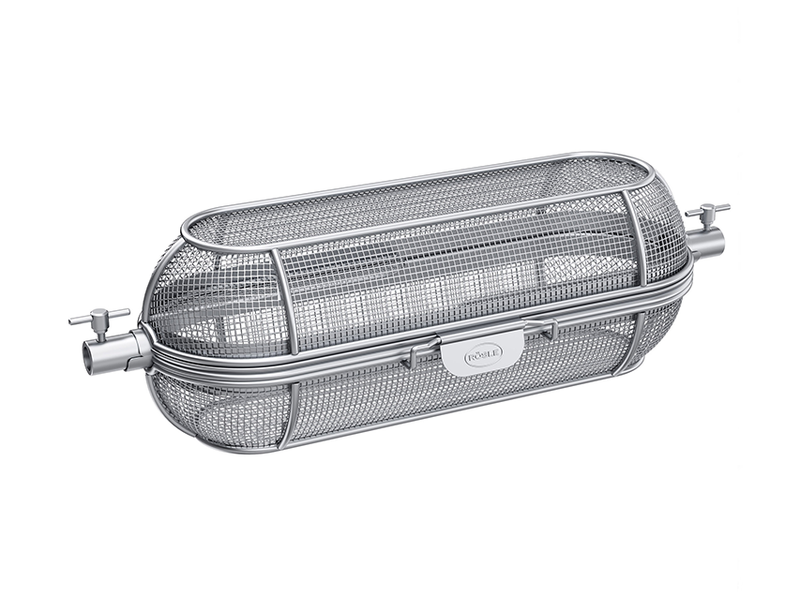 Rösle Drehspießkorb Edelstahl, 43 x 15 x 13 cm