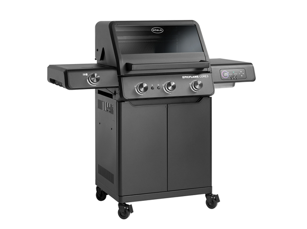Rösle EPICFLAME Core 3 / Zubehör Bundle / Gasgrill 50mbar
