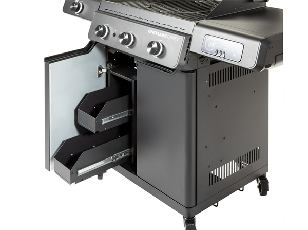 Rösle EPICFLAME Core 3 / Zubehör Bundle / Gasgrill 50mbar