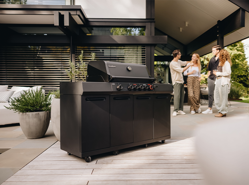 Enders Uniq 4 IK Kitchen Cruster Shadow Gasgrill
