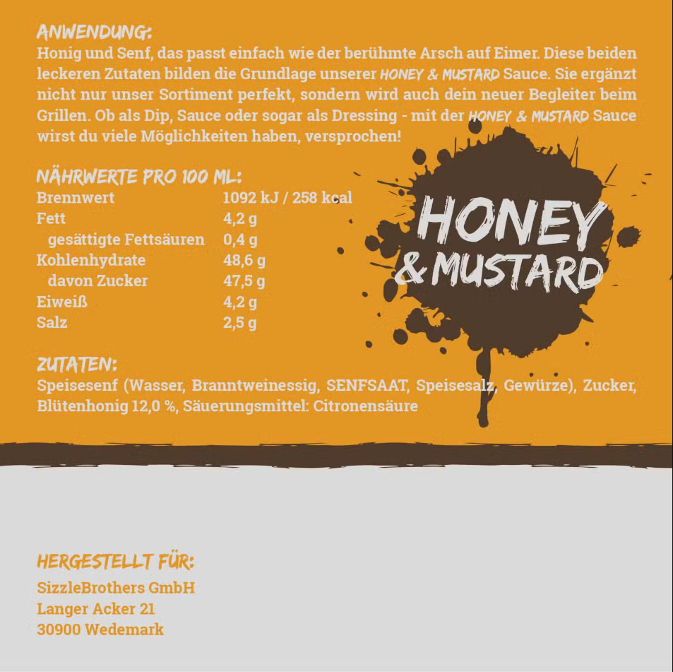 Honey & Mustard Sauce