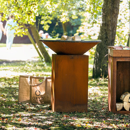 Ofyr Classic Corten 85 Feuerplatte