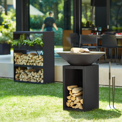 Ofyr Classic Storage Black 85 Feuerplatte