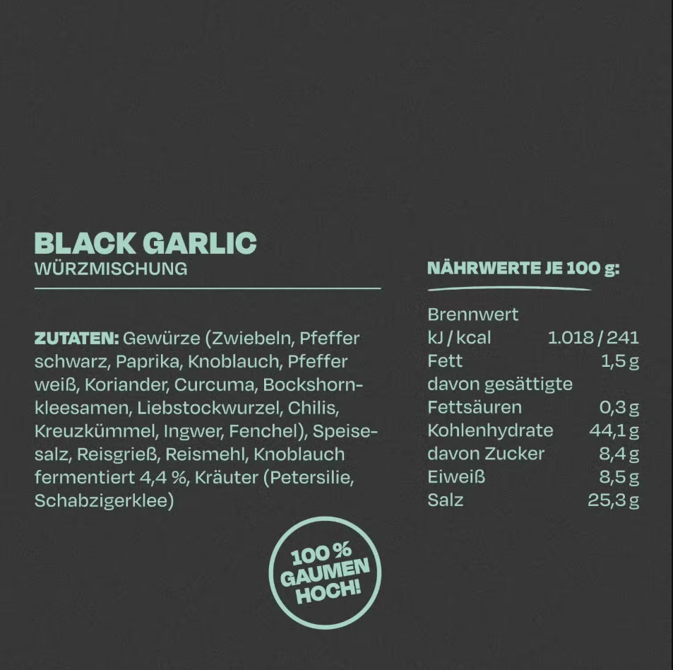 Black Garlic Gewürz