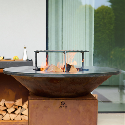 Ofyr 75 Corten Feuerplatte