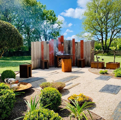 Ofyr Classic Corten 85 Feuerplatte