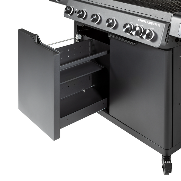Rösle EPICFLAME PRO 6 / Zubehör Bundle / Gasgrill 50mbar