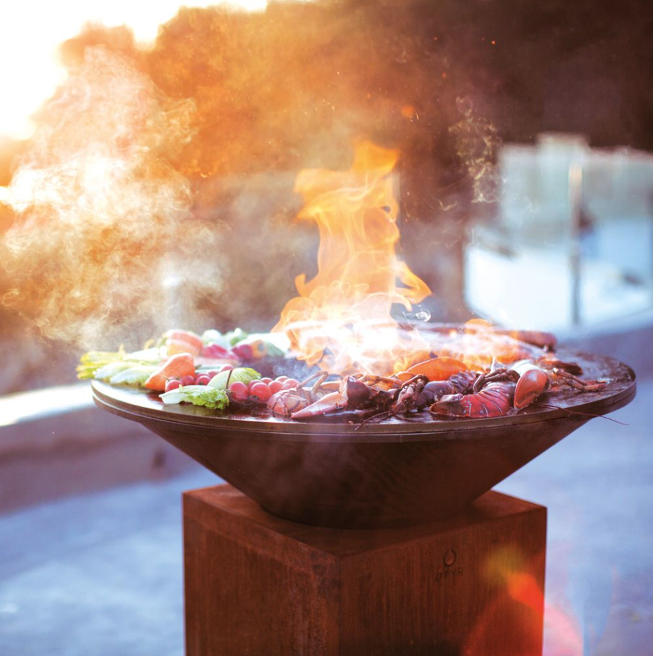 Ofyr Classic Corten 100 Pizza Bundle Feuerplatte