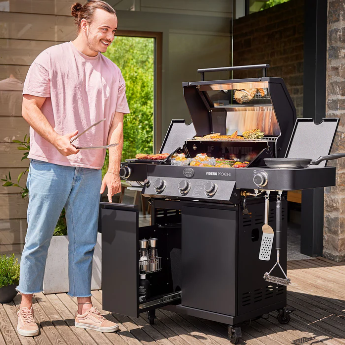 Rösle VIDERO PRO G3-S VARIO+ / All Black / PRO-Series / Gasgrill