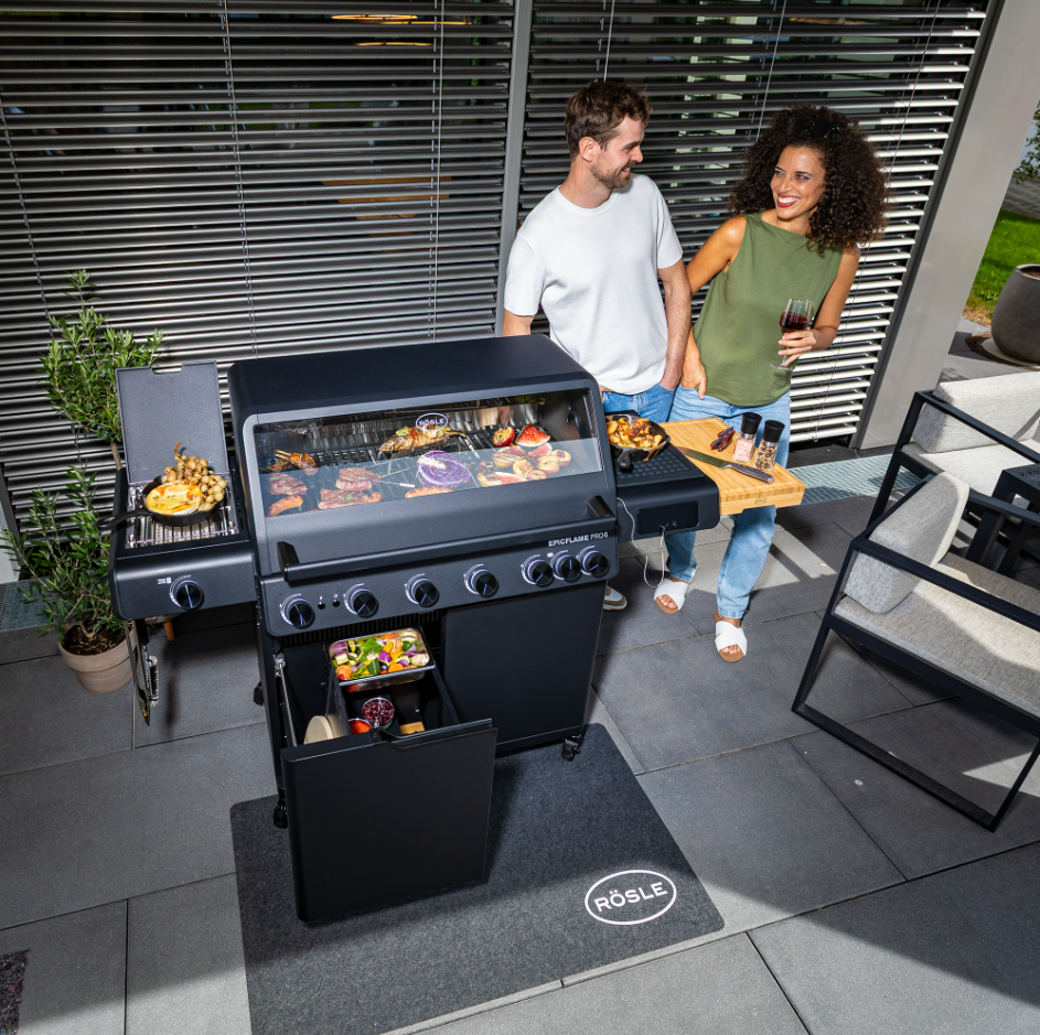 Rösle EPICFLAME PRO 6 / Zubehör Bundle / Gasgrill 50mbar
