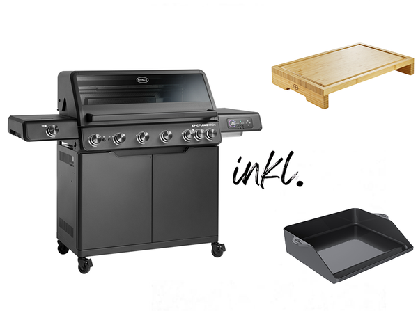 Rösle EPICFLAME PRO 6 / Zubehör Bundle / Gasgrill 50mbar
