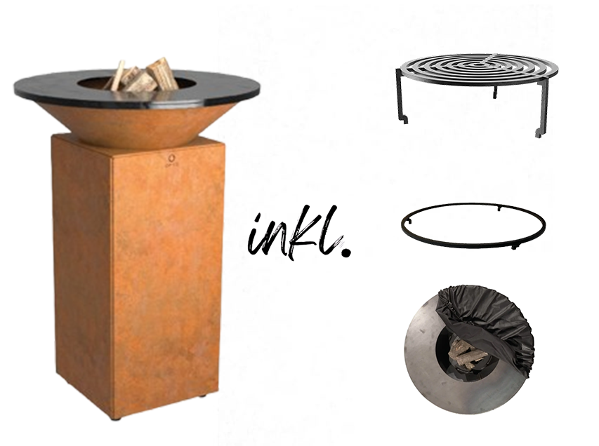 Ofyr 75 Corten Feuerplatte / Starter Bundle