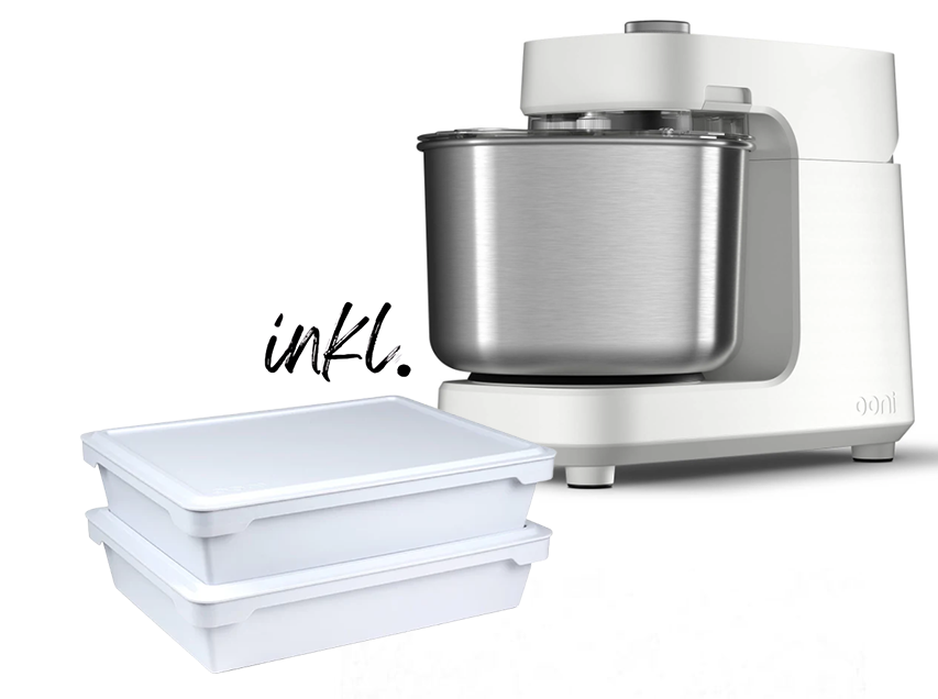 Ooni Halo Pro Teigknetmaschine inkl. Teigballenbox-Set