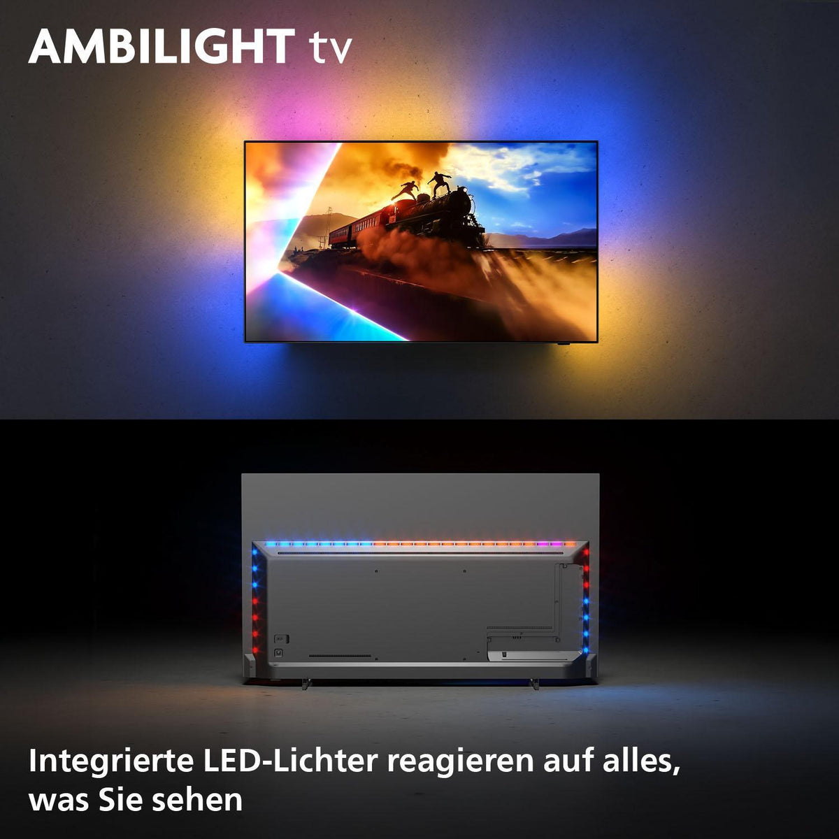 Philips 48OLED760/12, 48" OLED 4K Smart TV mit 120 Hz