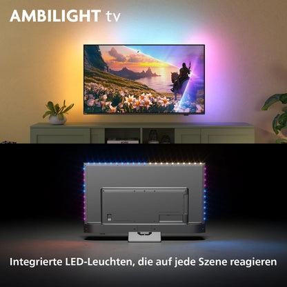 Philips 65PUS8600/12, 65" QLED 4K Smart TV mit Titan OS
