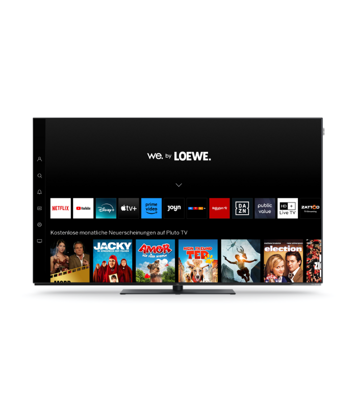 Loewe We. SEE 55 oled dc coal black, 55" OLED 4K Smart TV mit 120 Hz