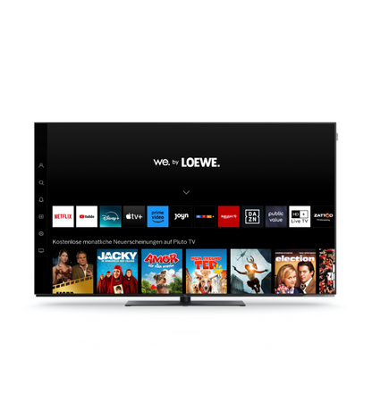 Loewe We. SEE 55 oled dc coal black, 55" OLED 4K Smart TV mit 120 Hz